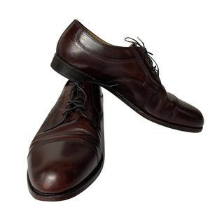 Men’s Size 13 Vintage Leather Bostonian Crown Windsor Dress Shoes Burgundy